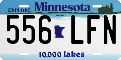 MN license plate 556LFN