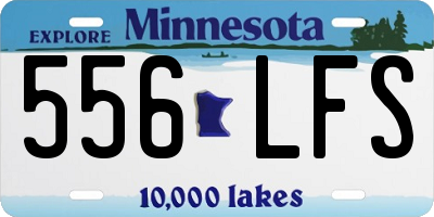 MN license plate 556LFS