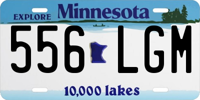 MN license plate 556LGM
