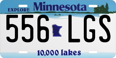 MN license plate 556LGS