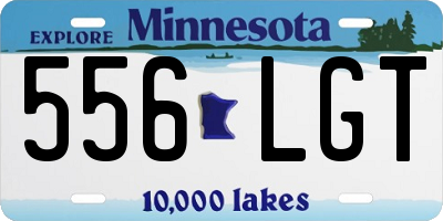 MN license plate 556LGT
