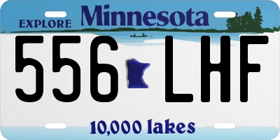 MN license plate 556LHF
