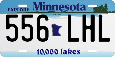MN license plate 556LHL