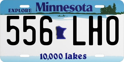 MN license plate 556LHO