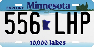 MN license plate 556LHP