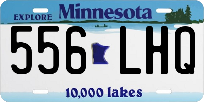 MN license plate 556LHQ