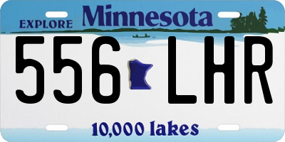 MN license plate 556LHR