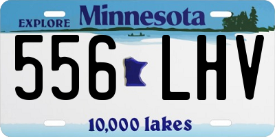 MN license plate 556LHV