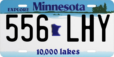 MN license plate 556LHY