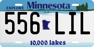 MN license plate 556LIL