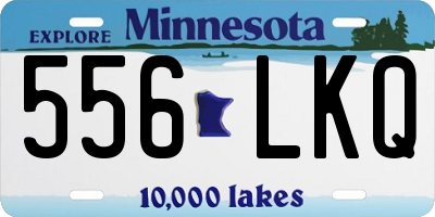 MN license plate 556LKQ