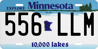 MN license plate 556LLM