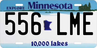 MN license plate 556LME