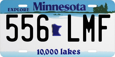 MN license plate 556LMF