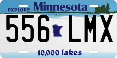 MN license plate 556LMX