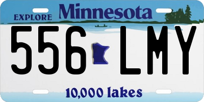 MN license plate 556LMY