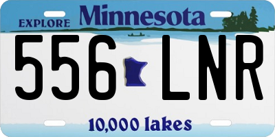 MN license plate 556LNR
