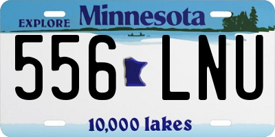 MN license plate 556LNU