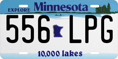 MN license plate 556LPG