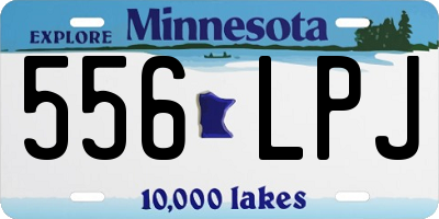 MN license plate 556LPJ
