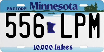 MN license plate 556LPM