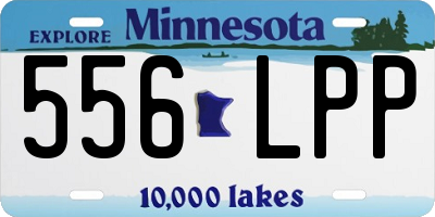 MN license plate 556LPP