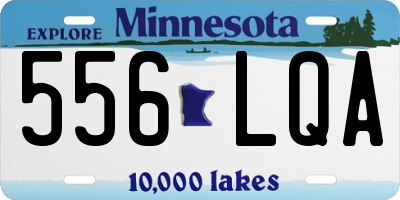 MN license plate 556LQA