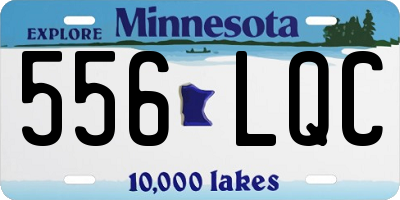 MN license plate 556LQC