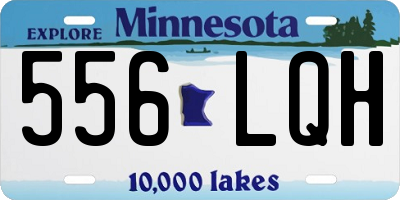 MN license plate 556LQH
