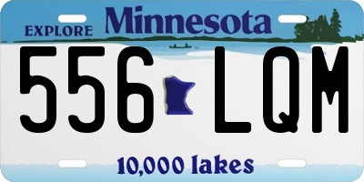 MN license plate 556LQM