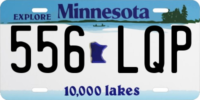 MN license plate 556LQP