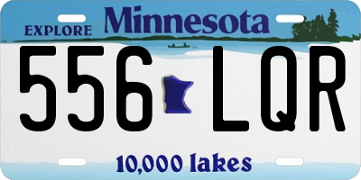 MN license plate 556LQR