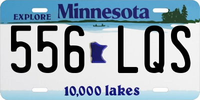MN license plate 556LQS