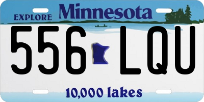 MN license plate 556LQU