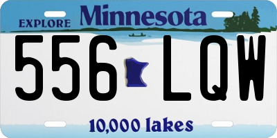 MN license plate 556LQW