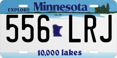 MN license plate 556LRJ