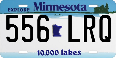 MN license plate 556LRQ