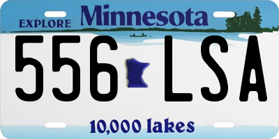 MN license plate 556LSA