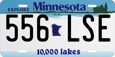 MN license plate 556LSE