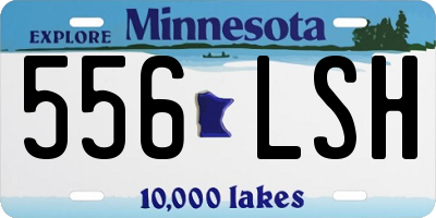 MN license plate 556LSH