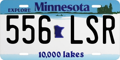 MN license plate 556LSR