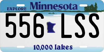 MN license plate 556LSS