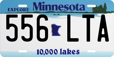MN license plate 556LTA