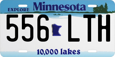 MN license plate 556LTH