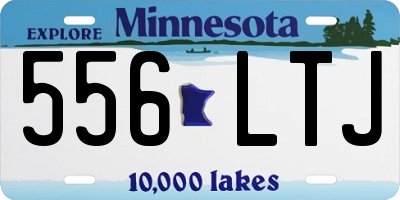 MN license plate 556LTJ