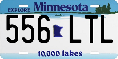 MN license plate 556LTL
