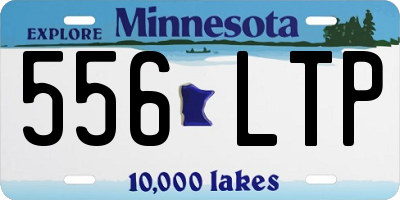 MN license plate 556LTP