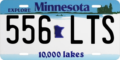 MN license plate 556LTS