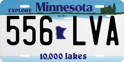 MN license plate 556LVA