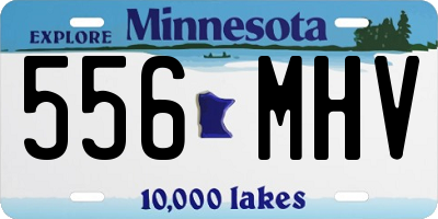 MN license plate 556MHV